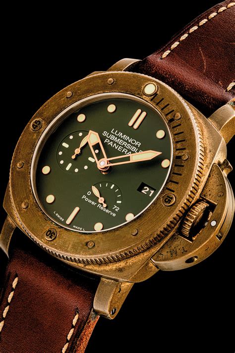 bronze panerai replica|panerai bronze submersible.